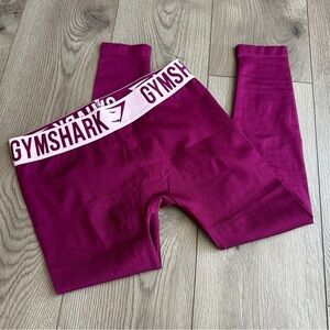Gymshark Crop Leggings Purple Maroon size Small